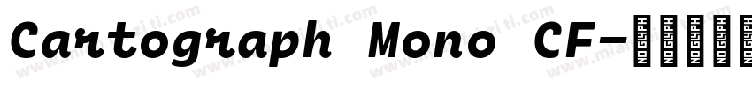 Cartograph Mono CF字体转换